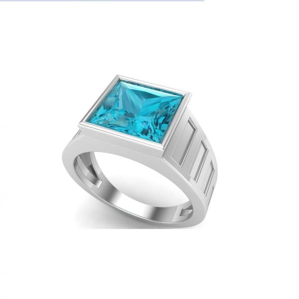 Silver Ring topaze Myken